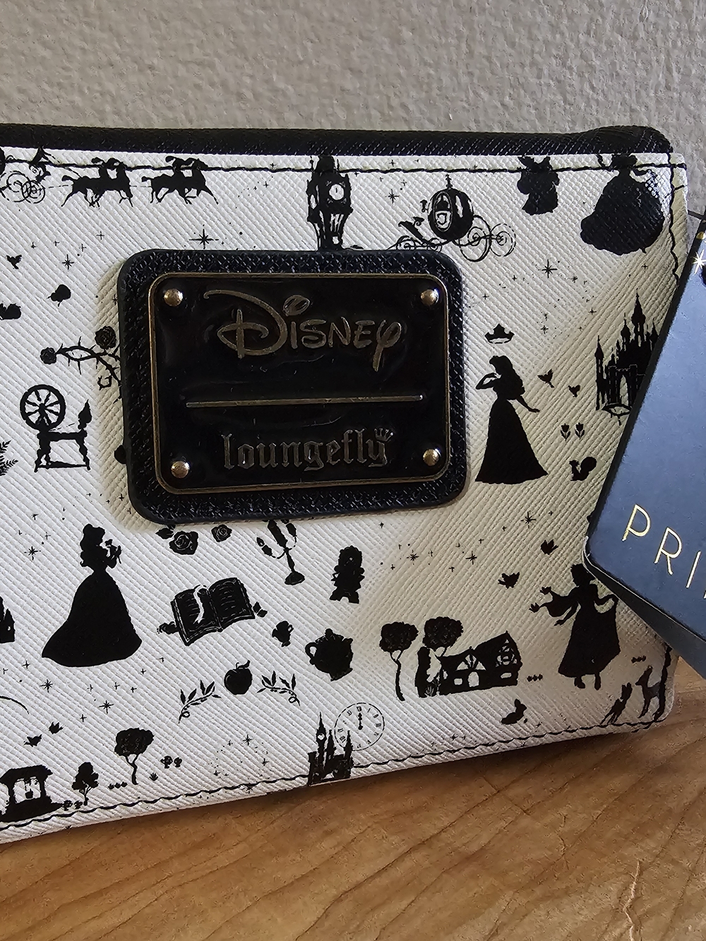 Disney x Loungefly Black & White Fairytale Wallet - Picture 3 of 7